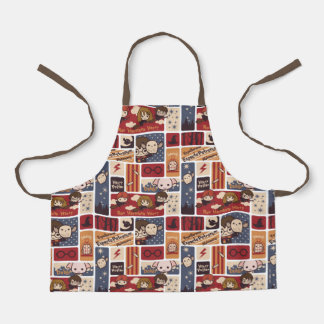 Harry Potter Cartoon Scenes Pattern Schürze