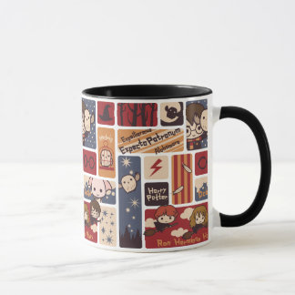 Harry Potter Cartoon Scenes Pattern Tasse