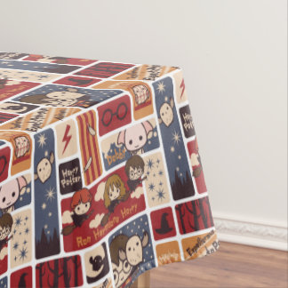 Harry Potter Cartoon Scenes Pattern Tischdecke