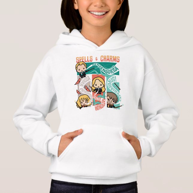 HARRY POTTER™ | CARTOON ZAUBER & CHARMS HOODIE (Vorderseite)