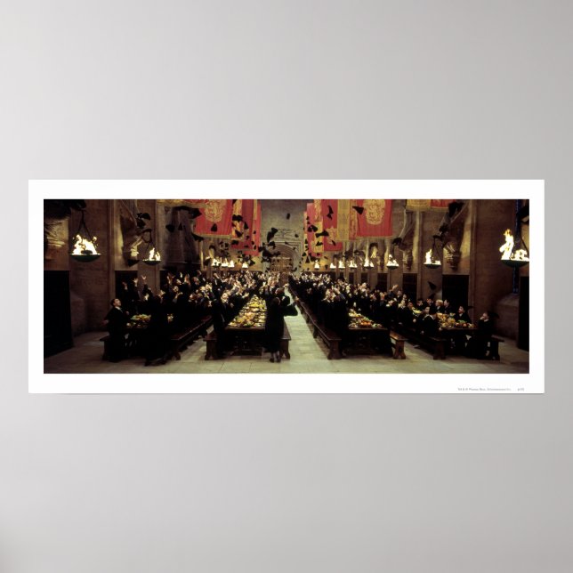 Harry Potter Castle | Die große Halle Poster (Vorne)