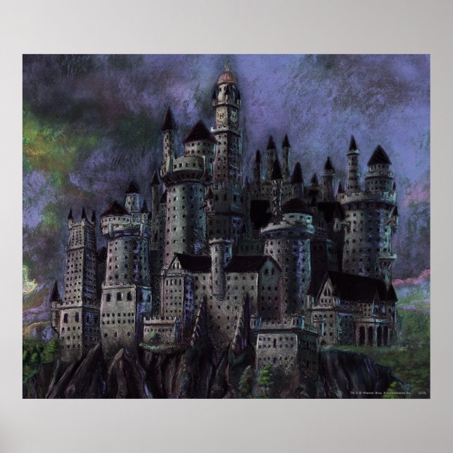 Harry Potter Castle | Großartige Hogwarts Poster (Vorne)