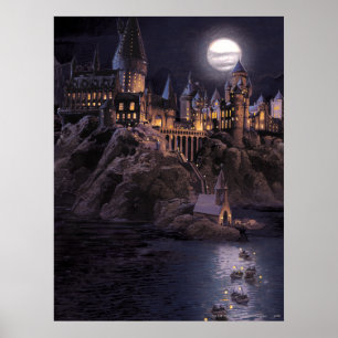 Harry Potter-Castle großer See zu Hogwarts Poster