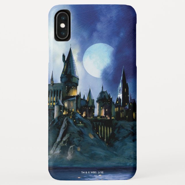 Harry Potter Castle | Hogwarts bei Nacht Case-Mate iPhone Hülle (Rückseite)