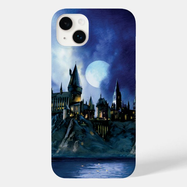 Harry Potter Castle | Hogwarts bei Nacht Case-Mate iPhone Hülle (Rückseite)