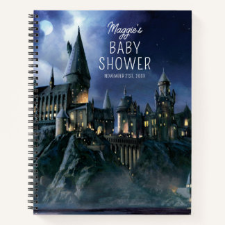 Harry Potter Castle | Moonlit Hogwarts Babydusche Notizbuch