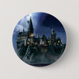 Harry Potter Castle Moonlit Hogwarts Button