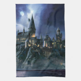 Harry Potter Castle Moonlit Hogwarts Geschirrtuch