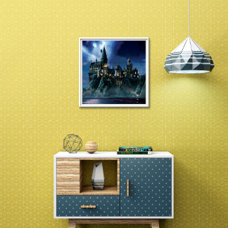 Harry Potter Castle Moonlit Hogwarts Poster