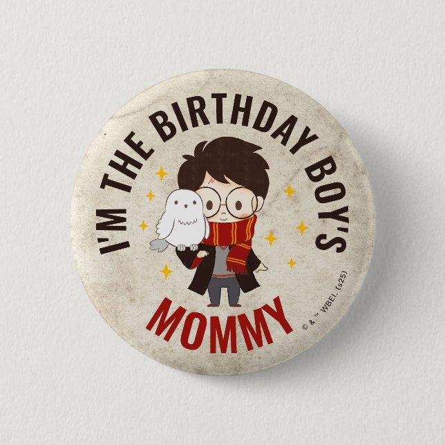HARRY POTTER™ Charakter Magischer Geburtstagsbogen Button (Vorderseite)