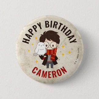 HARRY POTTER™ Charakter Magischer Pfeil Geburtstag Button