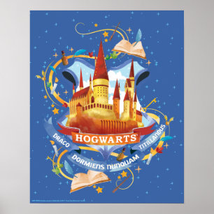 Harry Potter   Charming HOGWARTS™ Castle Poster
