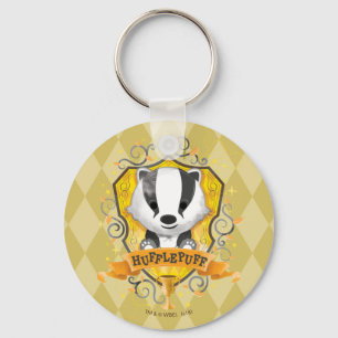 Harry Potter   Charming HUFFLEPUFF™ Crest Schlüsselanhänger