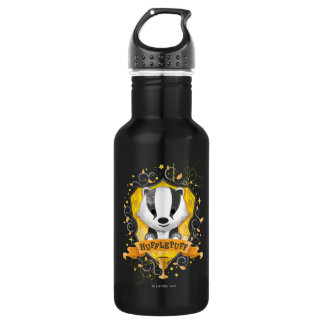 Harry Potter | Charming HUFFLEPUFF™ Wappen Edelstahlflasche