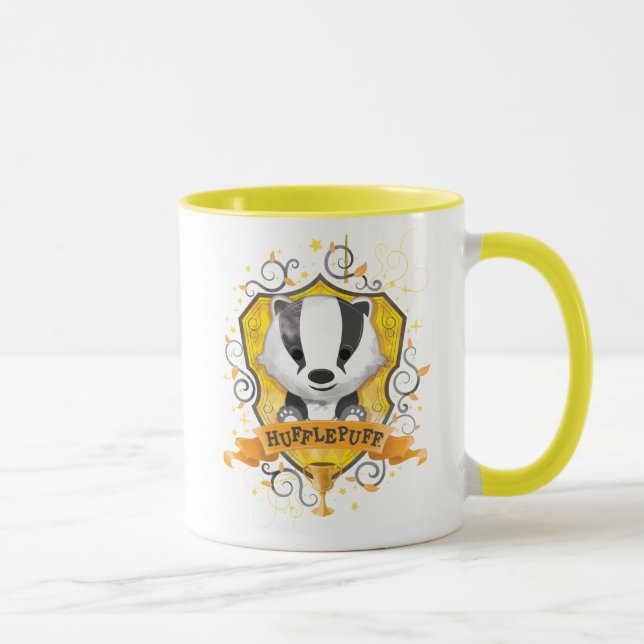 Harry Potter | Charming HUFFLEPUFF™ Wappen Tasse (Rechts)