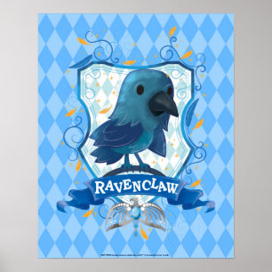 Harry Potter   Charming RAVENCLAW™ Wappen Poster