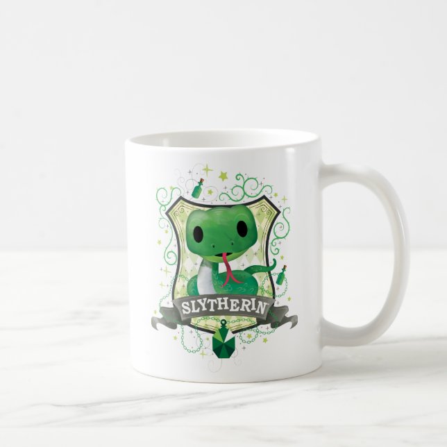 Harry Potter | Charming SLYTHERIN™ Wappen Kaffeetasse (Rechts)