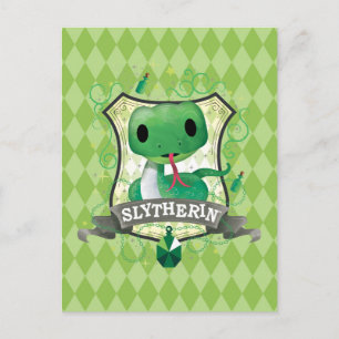 Harry Potter   Charming SLYTHERIN™ Wappen Postkarte