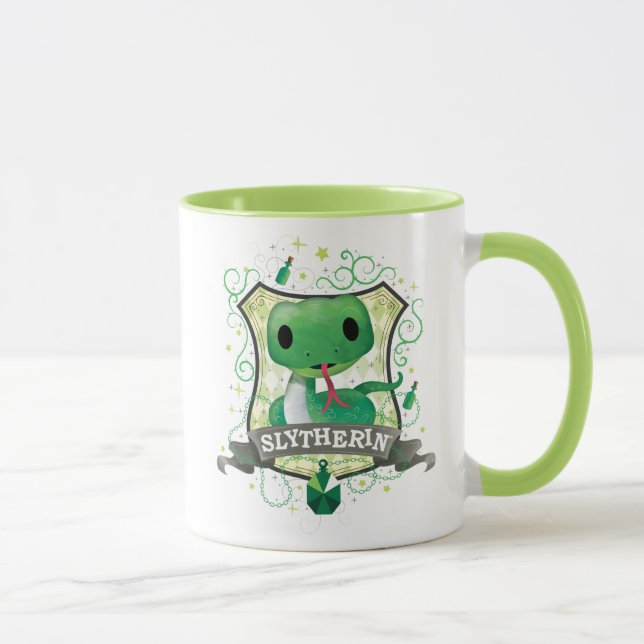 Harry Potter | Charming SLYTHERIN™ Wappen Tasse (Rechts)