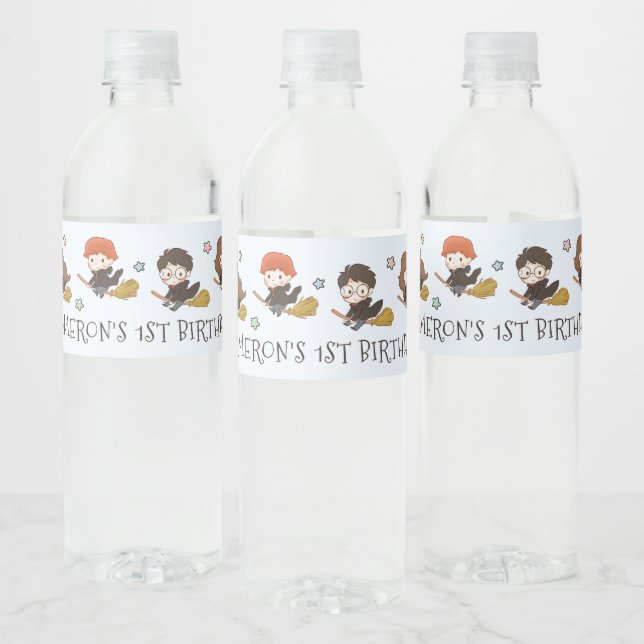 Harry Potter Chibi Charakter  Wasserflaschenetikett (Flaschen)