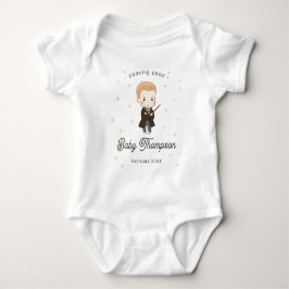 Harry Potter Chibi Draco Malfoy Zauberer Babyparty Baby Strampler