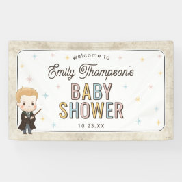 Harry Potter Chibi Draco Malfoy Zauberer Babyparty Banner