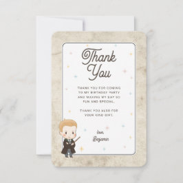 Harry Potter Chibi Draco Malfoy Zauberer Geburtsta Dankeskarte