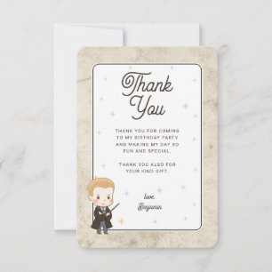 Harry Potter Chibi Draco Malfoy Zauberer Geburtsta Dankeskarte