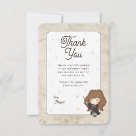 Harry Potter Chibi Hermione Zauberer Geburtstag Dankeskarte