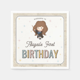 Harry Potter Chibi Hermione Zauberer Geburtstag Serviette