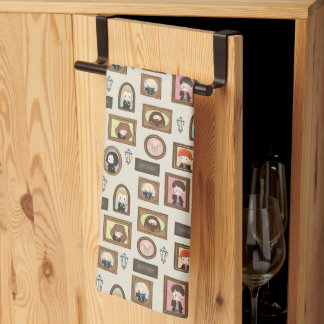 HARRY POTTER™ Chibi Picture Frame Muster Geschirrtuch