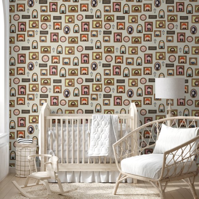 HARRY POTTER™ Chibi Picture Frame Muster Tapete (Kinder)