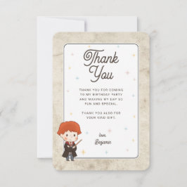 Harry Potter Chibi Ron Weasley Zauberer Geburtstag Dankeskarte