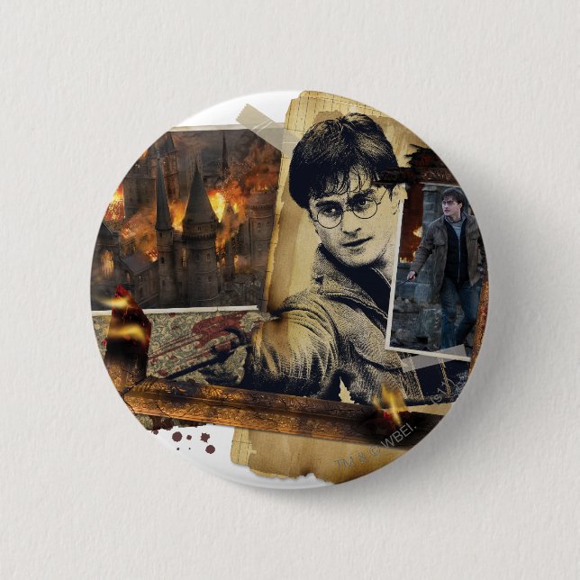 Harry Potter Collage 7 Button (Vorderseite)