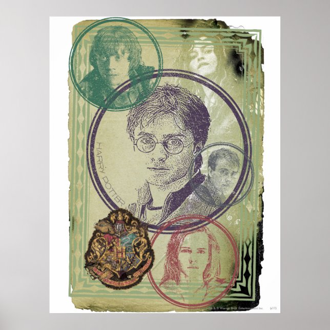 Harry Potter Collage 9 Poster (Vorne)