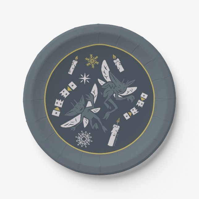 HARRY POTTER™ Cornish Pixies & Christmas Cracker Pappteller (Vorderseite)