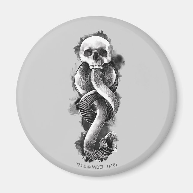 Harry Potter | Dark Mark Watercolor Magnet (Vorne)