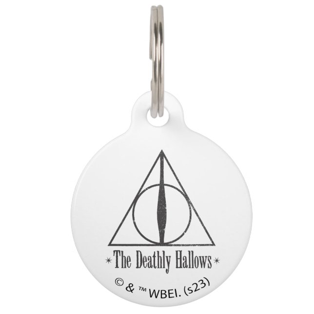 Harry Potter | Das Emblem der Toten Galgen Haustiermarke (Vorderseite)