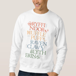 HARRY POTTER™   Delicate Sketch HOGWARTS™ Houses Sweatshirt