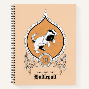 HARRY POTTER™   Delicate Sketch HUFFLEPUFF™ Wappen Notizbuch