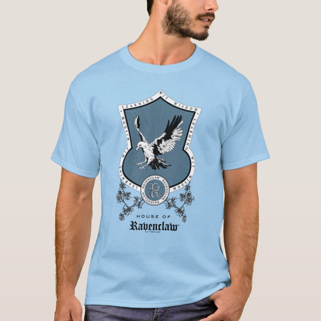 HARRY POTTER™ | Delicate Sketch RAVENCLAW™ Wappen T-Shirt (Vorderseite)