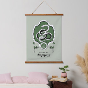HARRY POTTER™ Delicate Sketch SLYTHERIN™ Crest Wandteppich Mit Holzrahmen