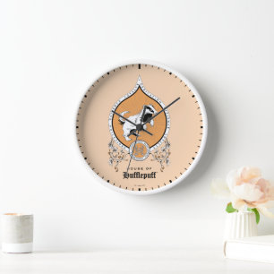 HARRY POTTER™   Delikate Skizze HUFFLEPUFF™ Wappen Uhr