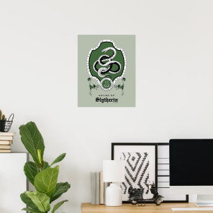 HARRY POTTER™ Delikates Sketch SLYTHERIN™ Wappen Poster