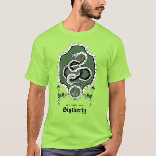 HARRY POTTER™   Delikates Sketch SLYTHERIN™ Wappen T-Shirt