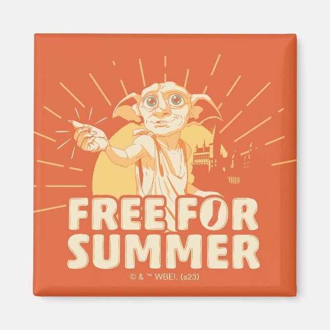 HARRY POTTER™ | Dobby Free für den Sommer Magnet (Vorne)