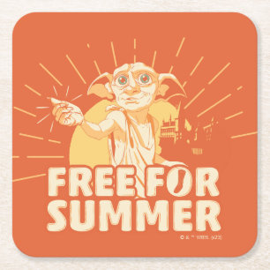HARRY POTTER™ Dobby Free für den Sommer Rechteckiger Pappuntersetzer