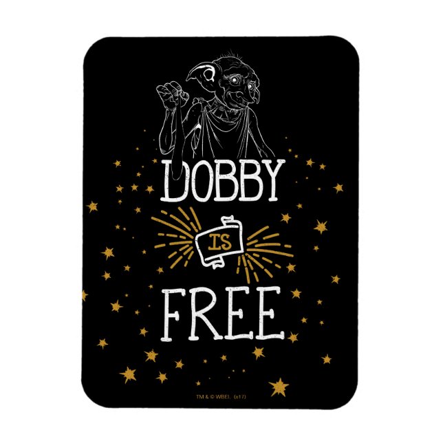 Harry Potter | Dobby ist frei Magnet (Vertikal)