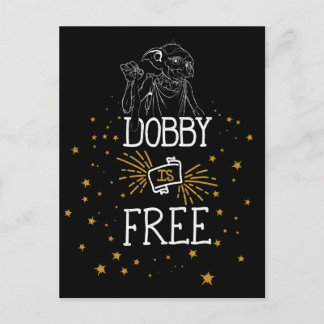 Harry Potter | Dobby ist kostenlos Postkarte