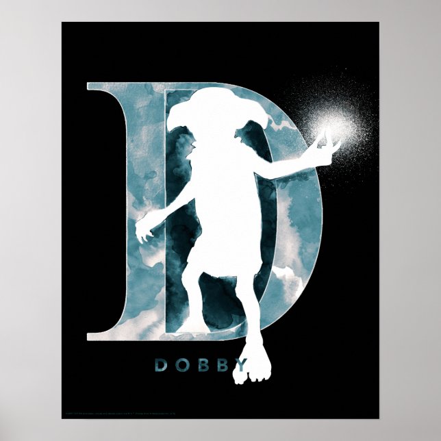 Harry Potter | Dobby-Zeichen Wasserfarbe Poster (Vorne)